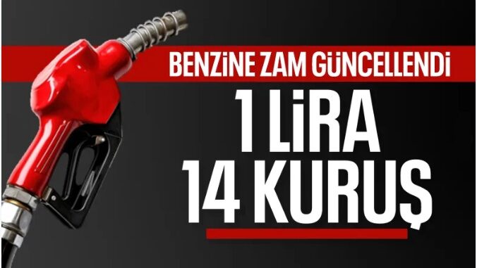Benzine zam geliyor