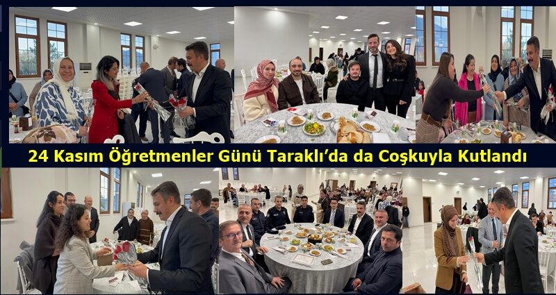 24 Kasım Öğretmenler Günü Taraklı’da da Coşkuyla Kutlandı