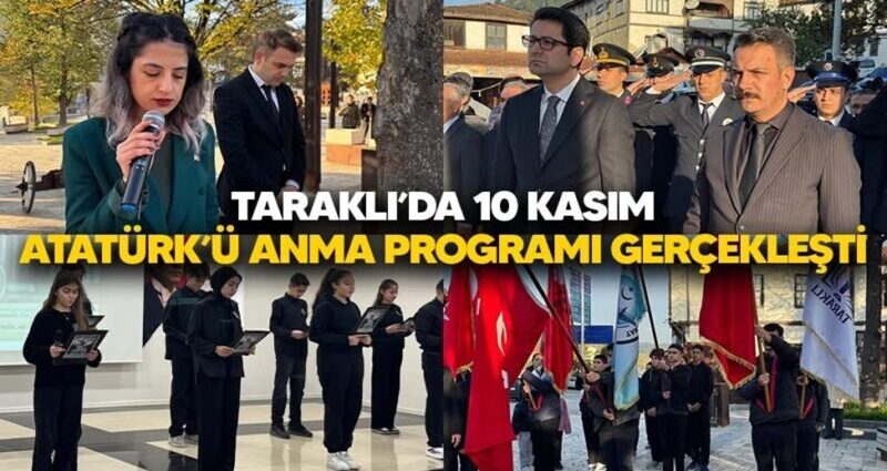 Taraklı’da da 10 Kasım Atatürk’ü Anma Programı Gerçekleşti
