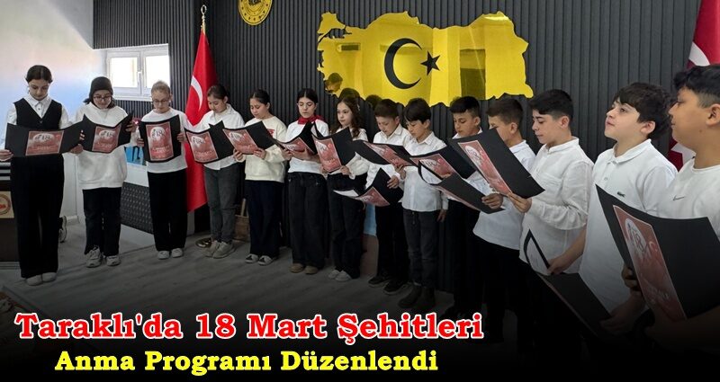 Taraklı’da 18 Mart Şehitleri Anma Günü