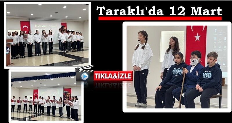 Taraklı’da 12 Mart İstiklal Marşının Kabulü ve Mehmet Akif Ersoy Anıldı
