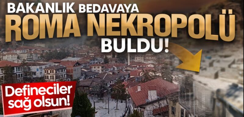 Defineciler sağ olsun: Kültür Bakanlığı bedavaya Roma nekropolü buldu!